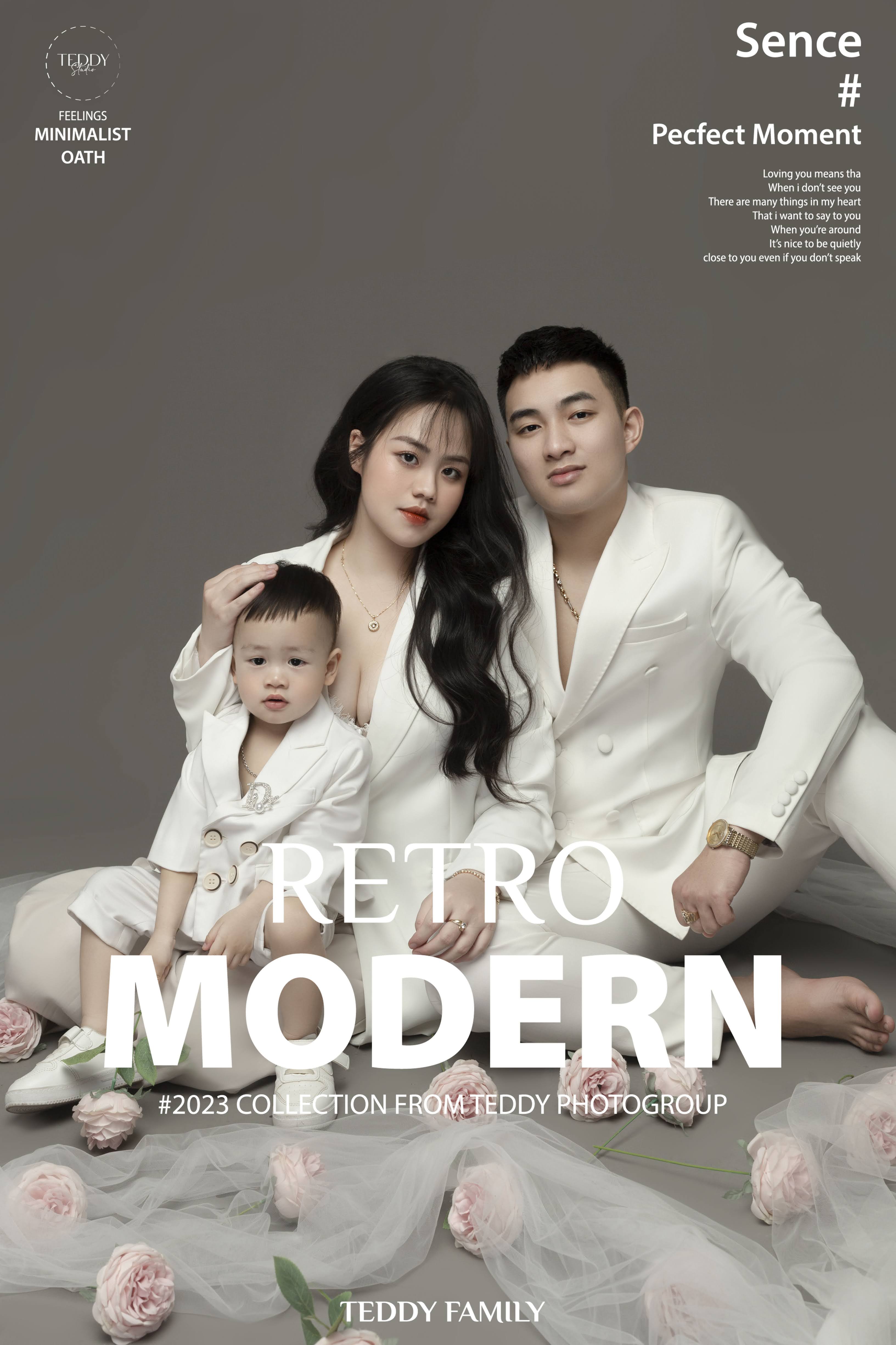 Chụp ảnh gia đình tại Teddy Studio Hạ Long